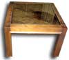 Furniture: Glass-Top End Table