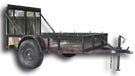 Vehicles: 5x8 Open Utility Trailer with ramp