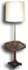 Lamps: Floor Lamp with Wood Table